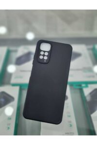 Xiaomi Redmi Note 11 Pro Lansman İçi Kadife Siyah Kapak