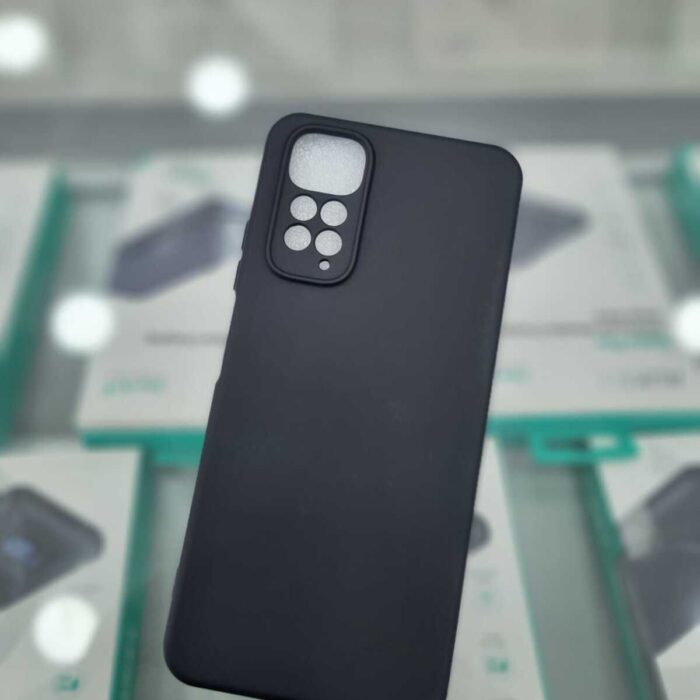 Xiaomi Redmi Note 11 Pro Lansman İçi Kadife Siyah Kapak