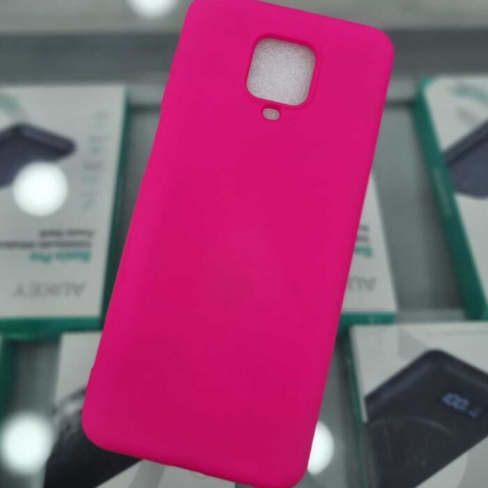 Xiaomi Redmi Note 9s Lansman İçi Kadife Fuşya Kapak