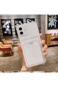 iPhone 12 Kartlıklı Şeffaf