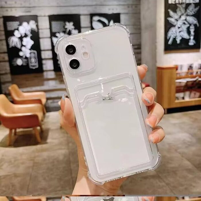 iPhone 12 Kartlıklı Şeffaf