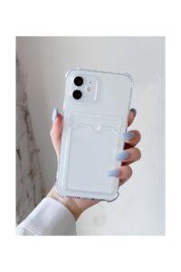 iPhone 12 Mini Kartlıklı Şeffaf