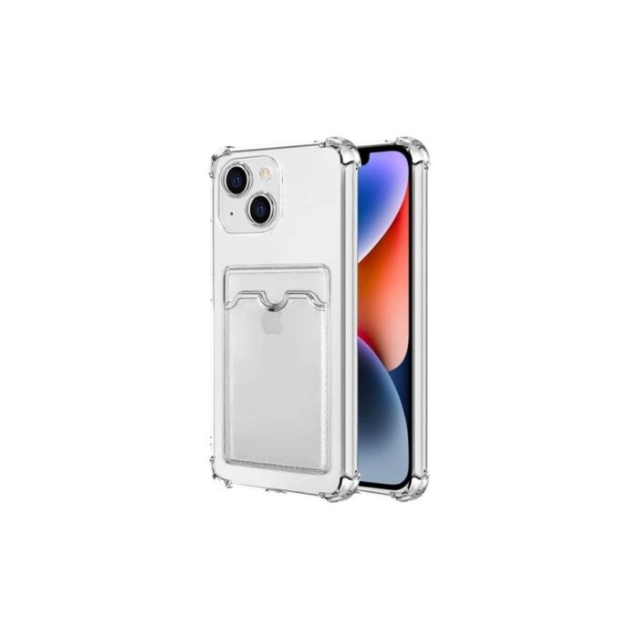 iPhone 15 Kartlıklı Şeffaf
