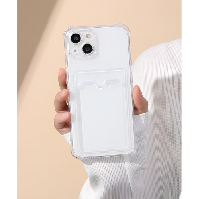 iPhone 15 Plus Kartlıklı Şeffaf