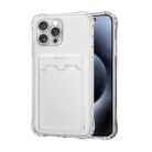iPhone 15 Pro Şeffaf Kartlıklı Korumalı Kılıf