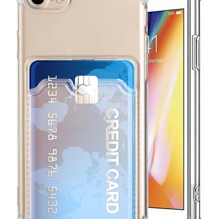 iPhone 7 Kartlıklı Şeffaf
