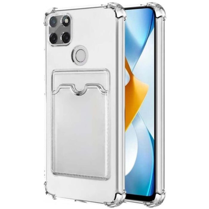 Oppo A15 Kartlıklı Şeffaf