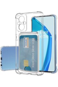 Poco M5 Şeffaf Kartlıklı Korumalı Kılıf