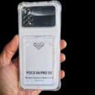 Poco X4 Pro Şeffaf Kartlıklı Korumalı Kılıf