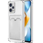 Poco X5 Şeffaf Kartlıklı Korumalı Kılıf