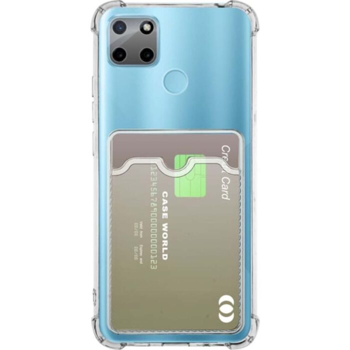 Realme C25 Kartlıklı Şeffaf