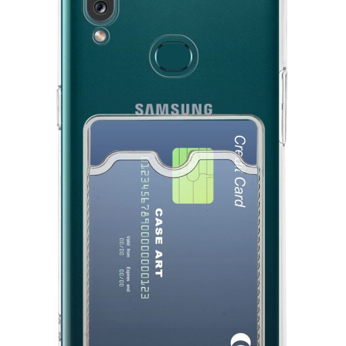 Samsung A10S Şeffaf Kartlıklı Korumalı Kılıf Samsung A10S Şeffaf Kartlıklı Korumalı Kılıf