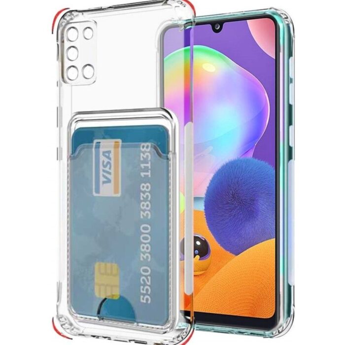 Samsung Galaxy A31 Kartlıklı Şeffaf