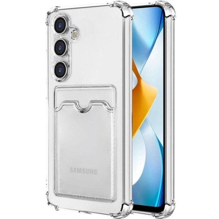 Samsung Galaxy A55 Kartlıklı Şeffaf Samsung Galaxy A55 Kartlıklı Şeffaf