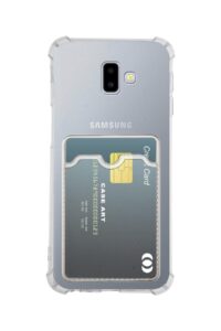 Samsung Galaxy J6 Plus Kartlıklı Şeffaf