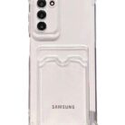 Samsung S20FE Şeffaf Kartlıklı Korumalı Kılıf