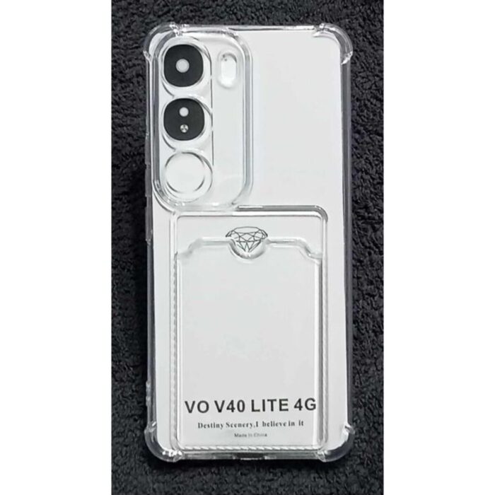 Vivo V40 Lite Kartlıklı Şeffaf