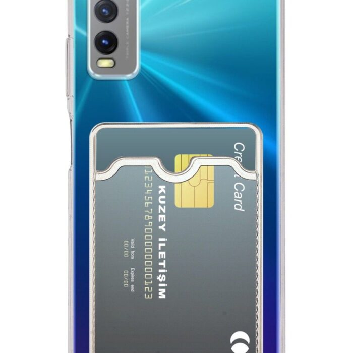 Vivo Y02S Kartlıklı Şeffaf