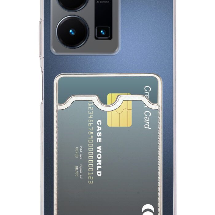 Vivo Y35 Kartlıklı Şeffaf