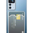 Xiaomi Mi 12T / Mi 12T Pro Şeffaf Kartlıklı Korumalı Kılıf
