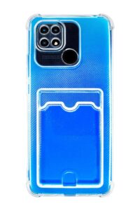 Xiaomi Redmi 9C Şeffaf Kartlıklı Korumalı Kılıf