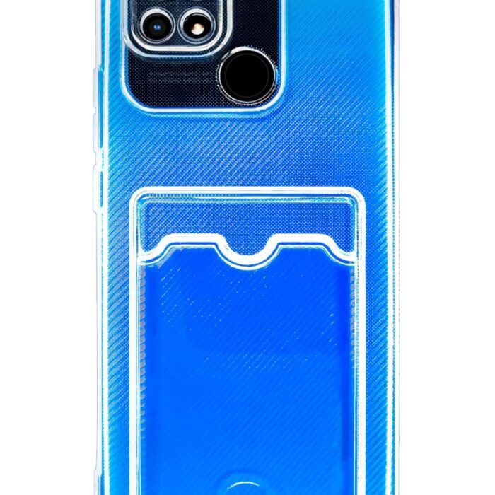 Xiaomi Redmi 9C Şeffaf Kartlıklı Korumalı Kılıf