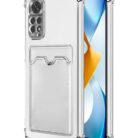 Xiaomi Redmi Note 12 Pro Şeffaf Kartlıklı Korumalı Kılıf