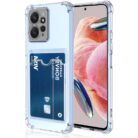 Xiaomi Redmi Note 12 Şeffaf Kartlıklı Korumalı Kılıf
