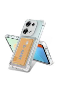 Xiaomi Redmi Note 13 Pro Şeffaf Kartlıklı Korumalı Kılıf