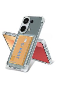 Xiaomi Redmi Note 13 Şeffaf Kartlıklı Korumalı Kılıf