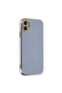 iPhone 11 Gri Krom Lazer Kılıf