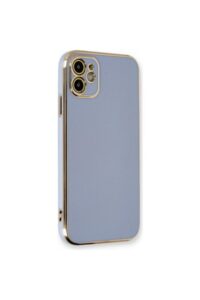 iPhone 11 Krom Lazer Kılıf Gri