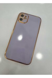 iPhone 11 Krom Lazer Kılıf Lila