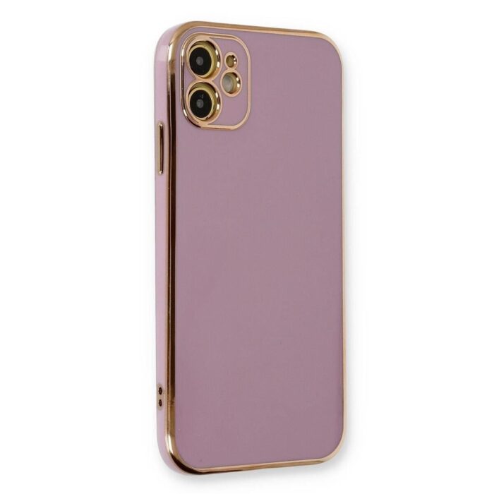 iPhone 11 Lila Krom Lazer Kılıf