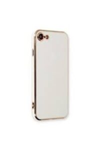 iPhone 6 Krom Lazer Kılıf Beyaz