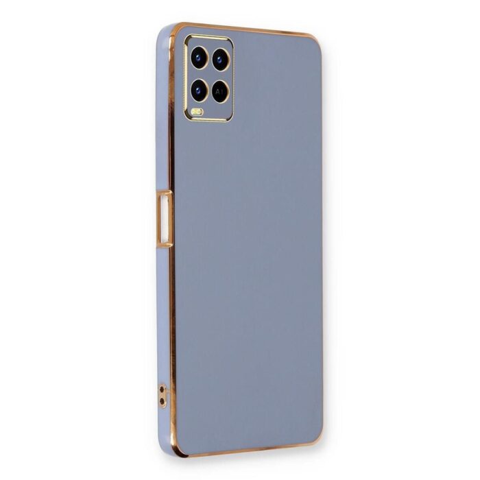 Oppo A54 Gri Krom Lazer Kılıf