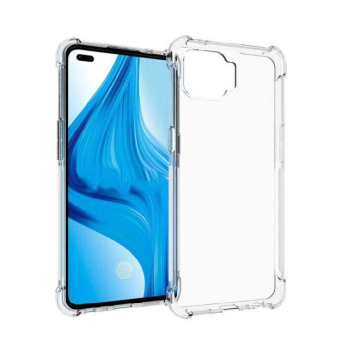 Oppo Reno 4 Lite Antishock Airbag Köşe Korumalı Şeffaf Kılıf