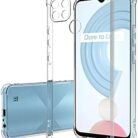 Realme C21y Antishock Airbag Köşe Korumalı Şeffaf Kılıf