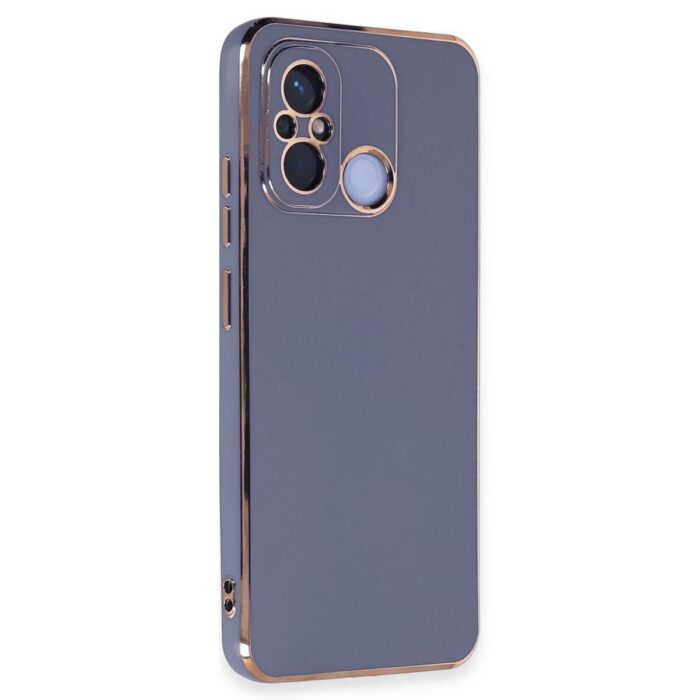 Redmi 12C Gri Krom Lazer Kılıf