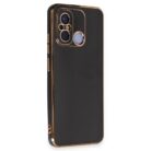 Redmi 12C Siyah Krom Lazer Kılıf