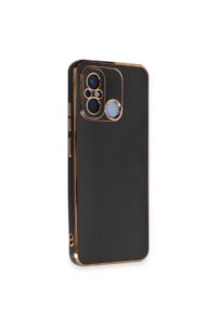 Redmi 12C Siyah Krom Lazer Kılıf