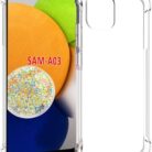Samsung A03 Antishock Airbag Köşe Korumalı Şeffaf Kılıf