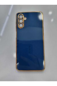 Samsung A04s Krom Lazer Kılıf Lacivert