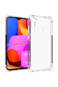 Samsung A11 Antishock Airbag Köşe Korumalı Şeffaf Kılıf