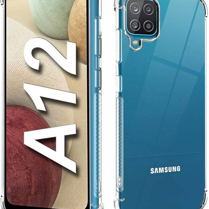Samsung A12 Antishock Airbag Köşe Korumalı Şeffaf Kılıf Samsung A12 Antishock Airbag Köşe Korumalı Şeffaf Kılıf