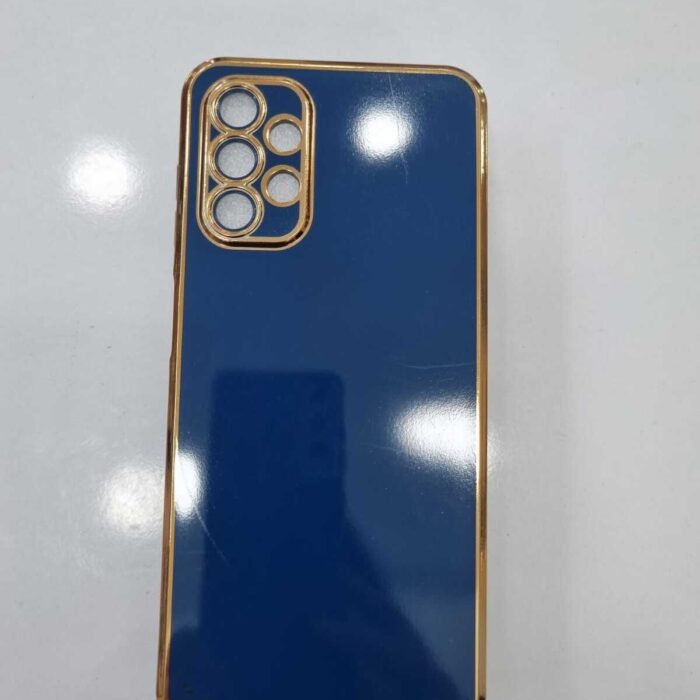 Samsung A13 Krom Lazer Kılıf Lacivert