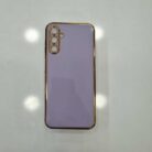 Samsung A14 Krom Lazer Kılıf Lila