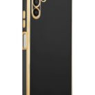 Samsung A14 Krom Lazer Kılıf Siyah
