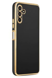 Samsung A14 Krom Lazer Kılıf Siyah