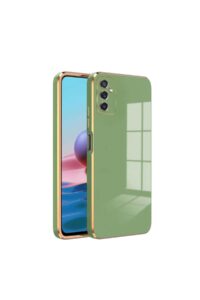 Samsung A14 Krom Lazer Kılıf Yeşil